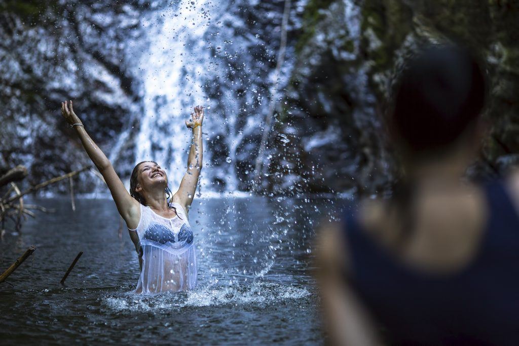 sonhar com cachoeira